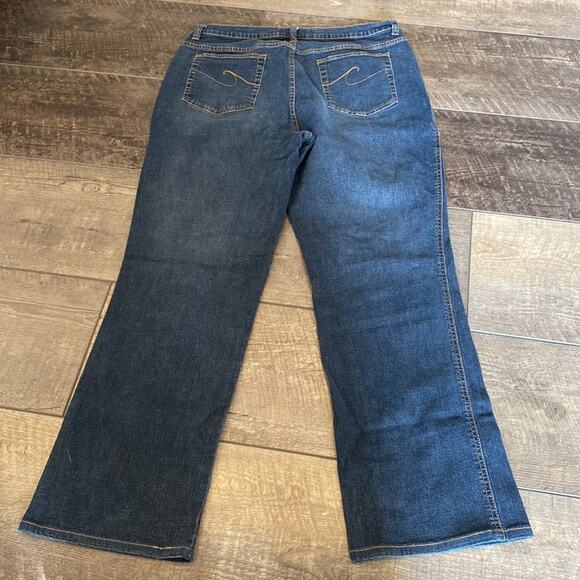CHICO'S Straight Leg Denim Jeans Size Chico's 2/ XL 14 - Picture 9 of 9